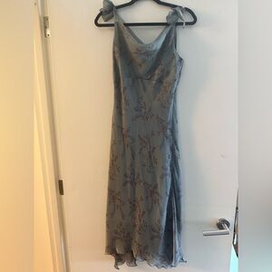 Vintage 90’s Blue Floral Dress